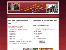 Tablet Screenshot of huntstoneproducts.com